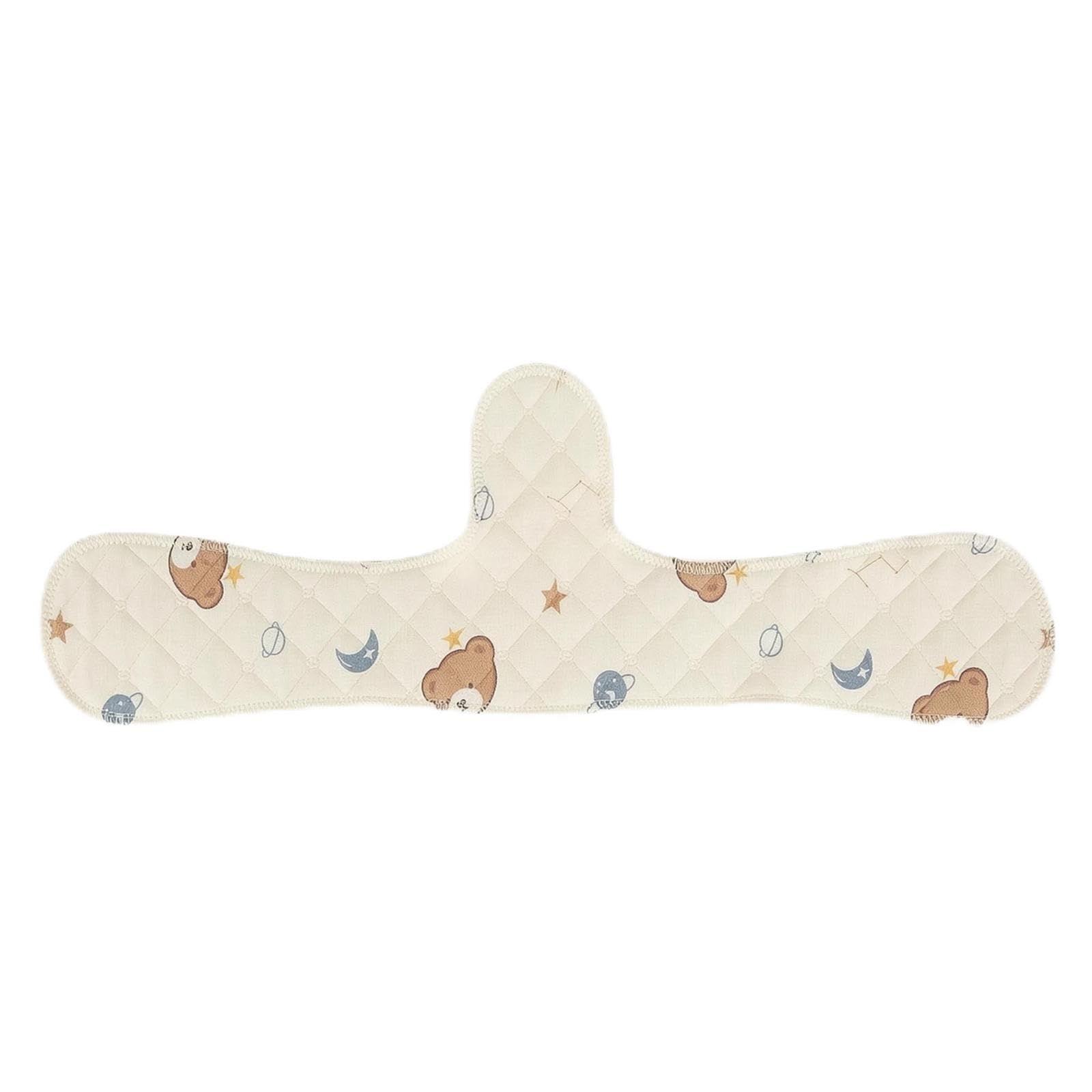 Abdominal Sweat Pad Absorbent Quilted Sweat Pad Tummy Liner Reusable Under Belly Liner Washable Moon Bear Head-image-17