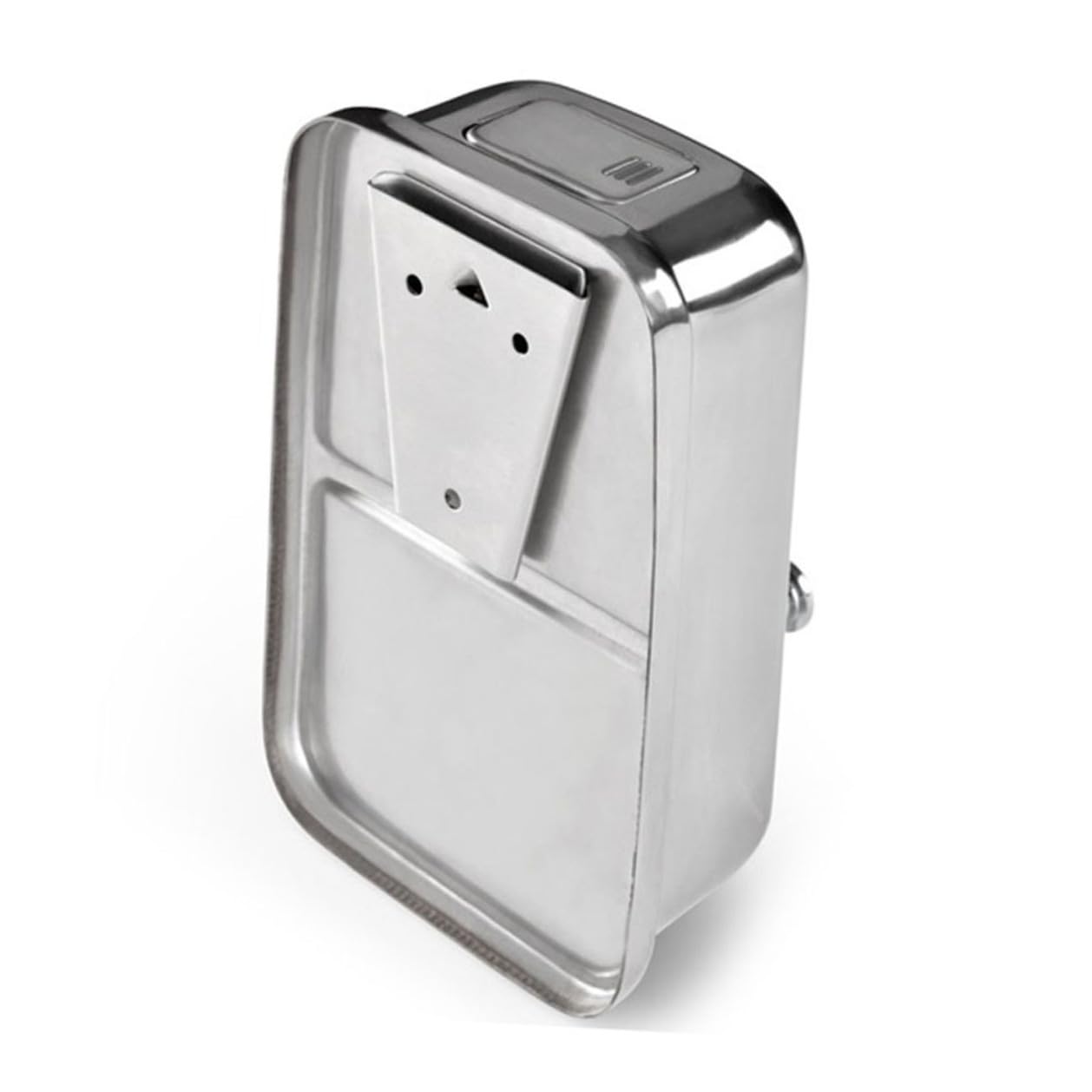 Baluue Dispensador de Jabón Líquido para Ducha de Acero Inoxidable 1000ml, Recargable y Diseño Montado en Pared, Adecuado para Hotel y Baño Público