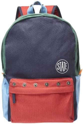STATE Bags Garfield Backpack - Navy/Red