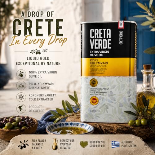Creta Verde Aceite de Oliva Extra Virgen Lata 3 L miniatura 3