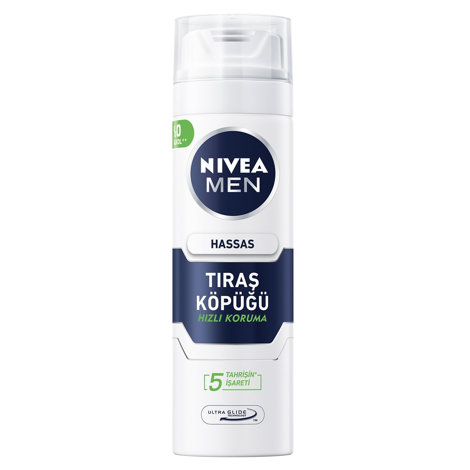 NIVEA MEN Erkek Hassas Tıraş Köpüğü 200 ml, Hassas Ciltlere Özel Hızlı Koruma, Yanma Karşıtı, Alkolsüz Formül + NIVEA MEN Erkek HassasTıraş Sonrası Balsam Hassas 100 ml