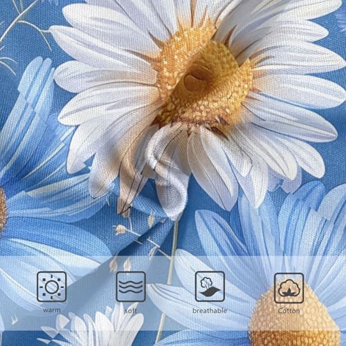 Toddler Underwear Custom 2t Cotton Cute Panties Girl Animals Kids Briefs Undies Daisies Cornflowers Blue3