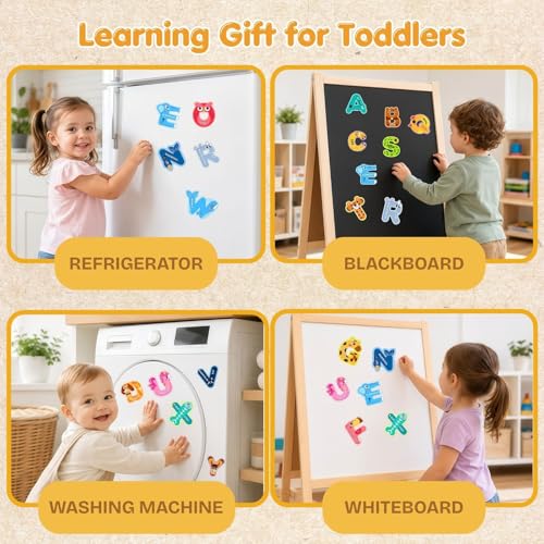 Alphabet Magnets ABC Magnets for Fridge Kids Magnetic Alphabet Letters - image 5