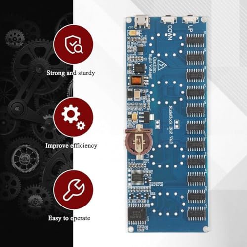 Placa PCB IN-12 Nixie para relojes digitales DIY con alimentación USB 5V 7