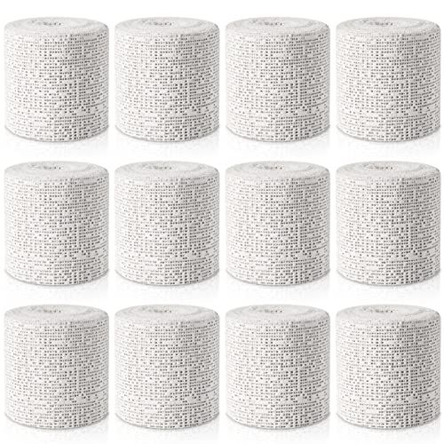 45ft - 211ft Plaster Cloth Rolls White Gauze Strips Wrap Bandages for Craft Belly Cast Mask Making Body Molds Scenery Art(2inch x 207 Feet White)