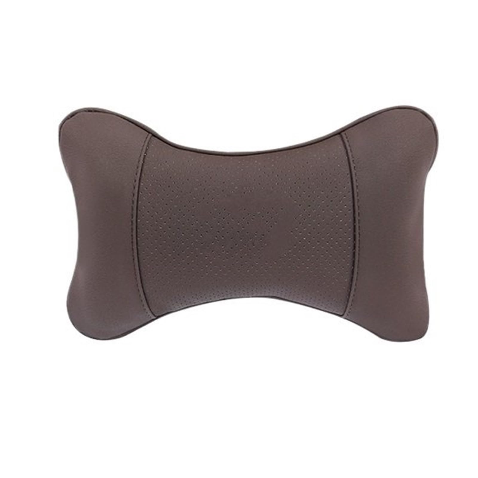 POAWUDJA Car Pillow 1Pcs Car Seat Headrest Fit For Volkswagen R Golf Caddy Passat Tiguan Jetta Beetle Removable Cover(Mocha brown)