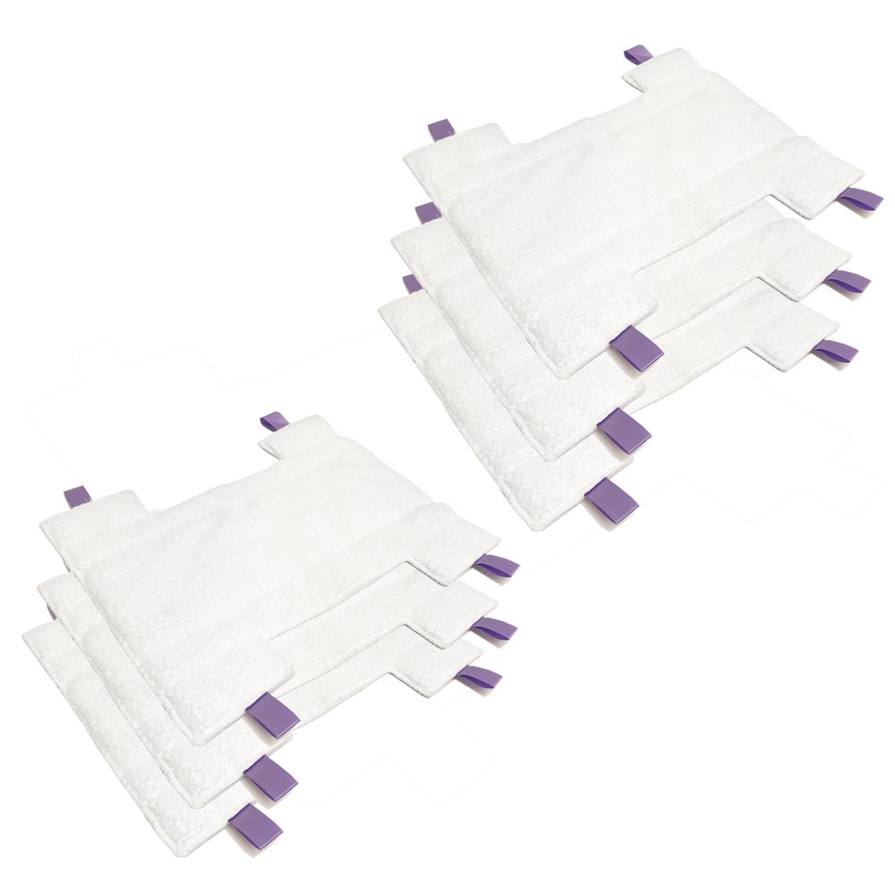 Hildbrandt Clean Co. 6 Steam Pocket Mop Pads Compatible Replacement Pad for Shark Rocket Dust Away and Navigator Lift Away Pro Vacuum HV310 HV320 HV 320W HV321 HV322 HV324Q and More