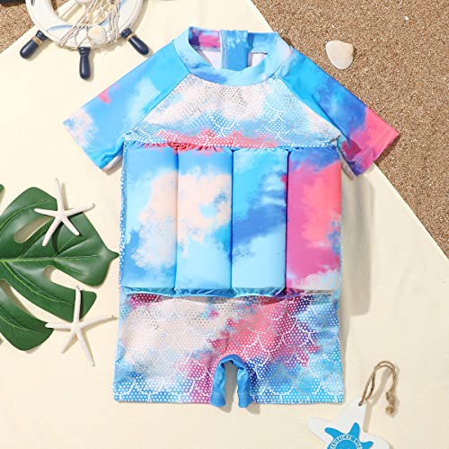 Image of Kids Boys Girls Floatation Swimsuit with Adjustable Buoyancy Baby Float Suit Swim Vest One Piece Swimwear Bathing Suit