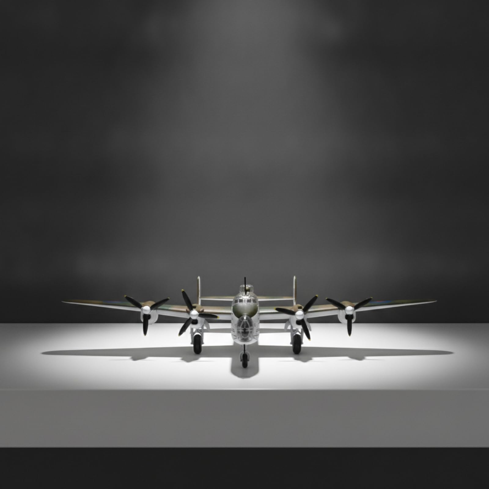 Modello Aereo in Lega Storico Motori Proelleri Aerei da Collezione Miniatura con Struttura in Metallo Vetratura Chiara E Marcature Stampate con
