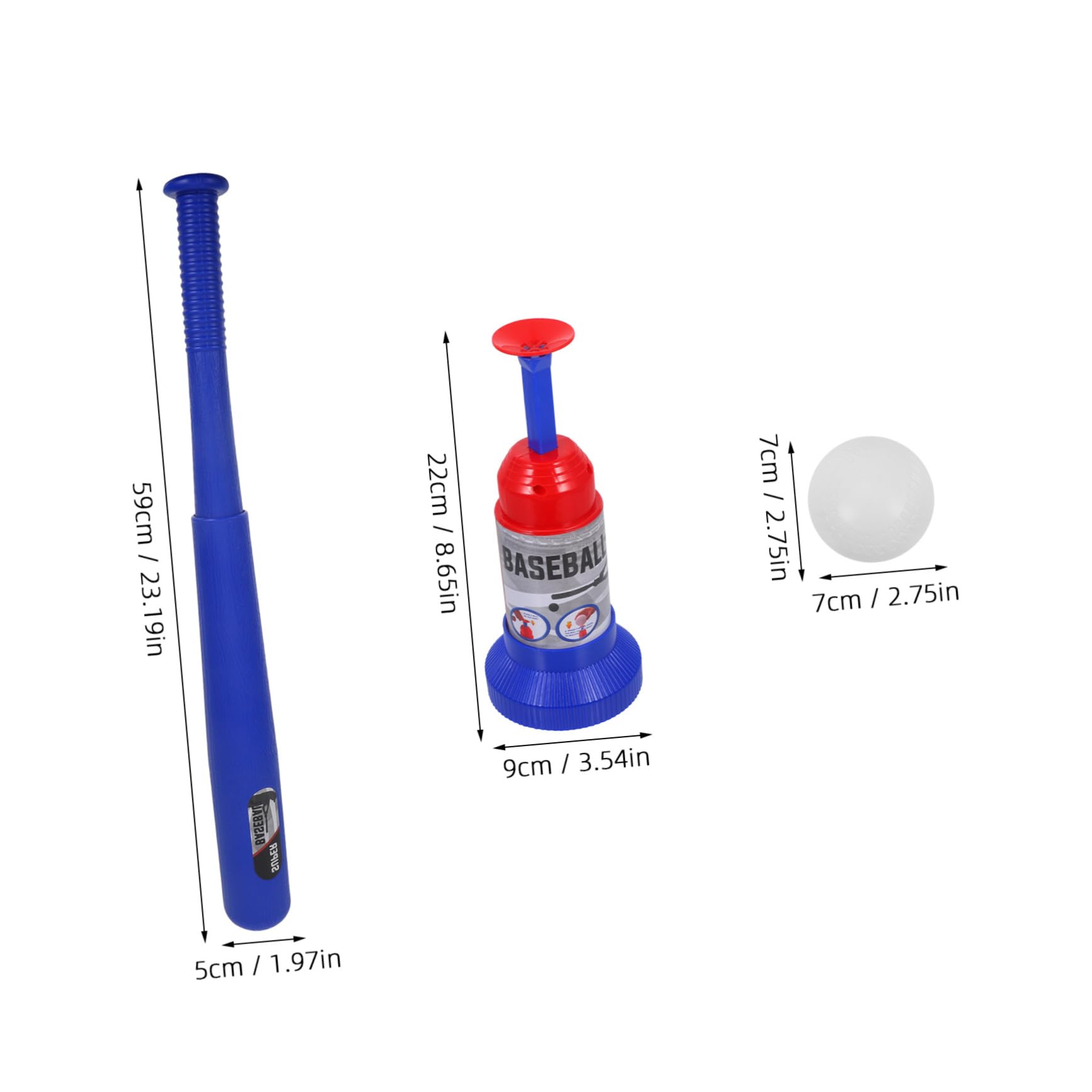 YARNOW 1 Set Baseball Set Balls for Outdoor Ball Garden Sports Equipment for Bat Practice Training for Softball Pitching Machine Abs