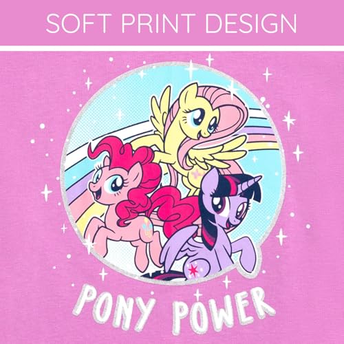 Image of My Little Pony Girls' Short Sleeve Tee Toddler to Big Kid