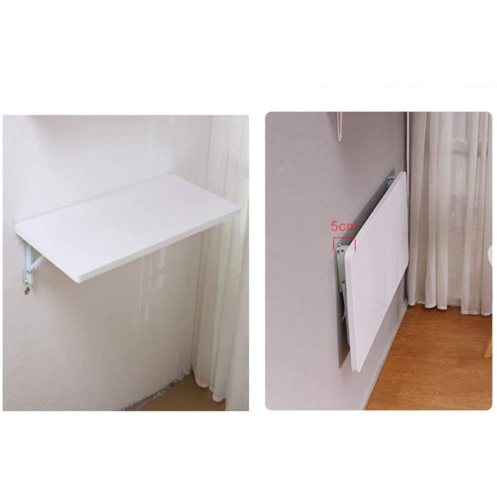 Tavolo Pieghevole Dell'organizzatore Dell'area di Lavoro, Tavolo A Ribalta A Parete per Piccoli Spazi Scrivania Ufficio Casa Cucina,80 * 50cm/31 * 20in