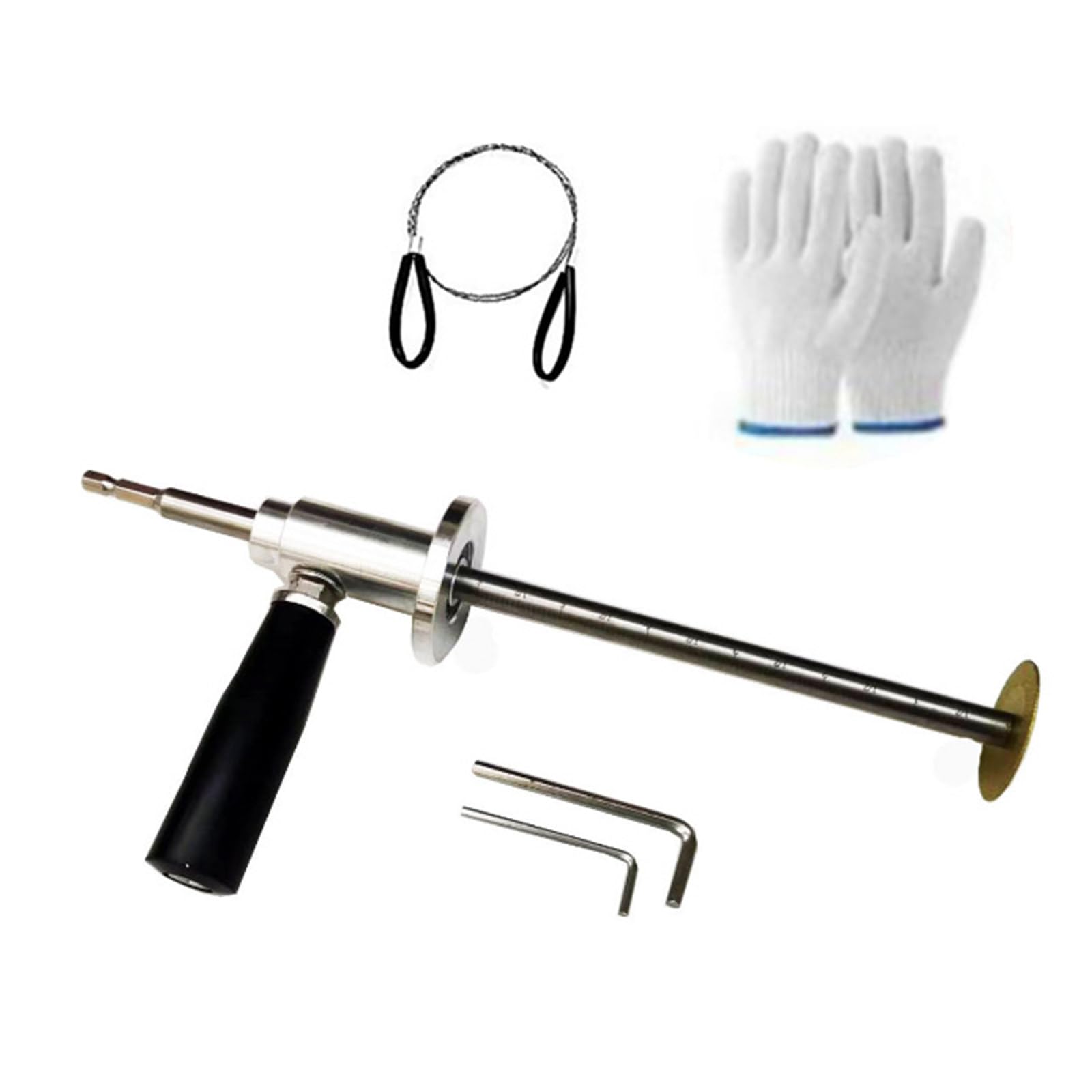 YWLUUOO PVC Plumbing Inside Cutter Adjustable Cutting Depth Plumbing Repairing Tool Internal Pipe Cutting Tool Internal Pipe Cutter with Ergonomic Handle
