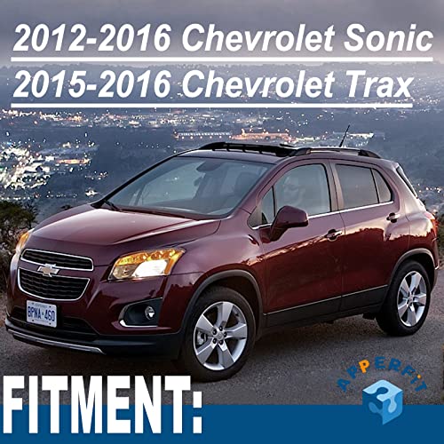 Apperfit Automatic Shift Shifter Knob Kit Compatible With Chevy Sonic 2012-2016, Chevy Trax 2015-2016 Replaces 42539736 42423234 95393161 #TOP2