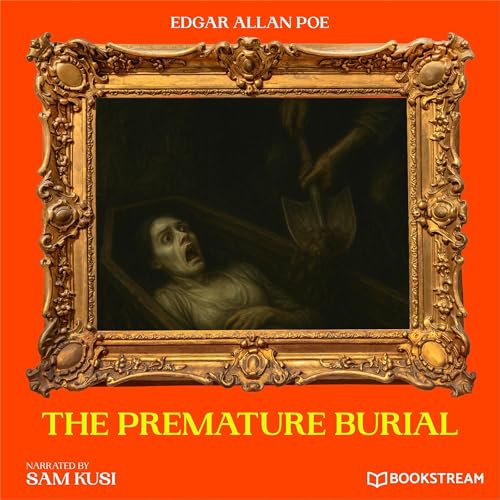 Diseño de la portada del título The Premature Burial