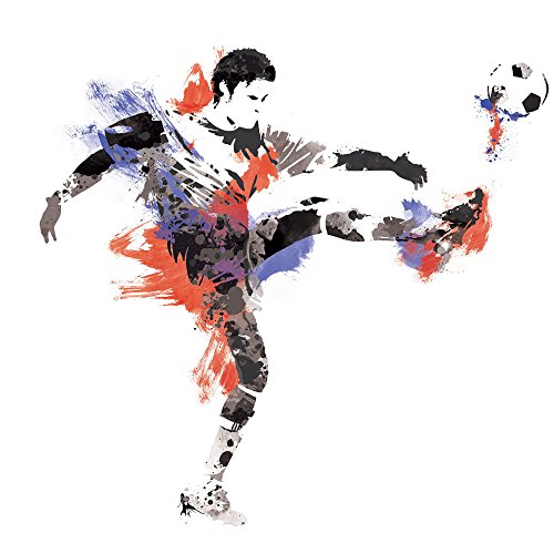 RoomMates Men'S Soccer Champion Peel And Stick Giant Wall Decals