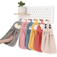 Lot De 4 Serviettes De Bain En Forme De Boule De Poils - Animaux Mignons, Douces Et Absorbantes