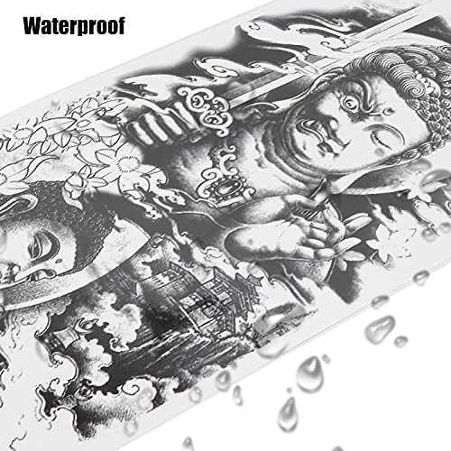 Adesivo de tatuagem temporária, adesivo de tatuagem de braço masculino adesivo de tatuagem vários es