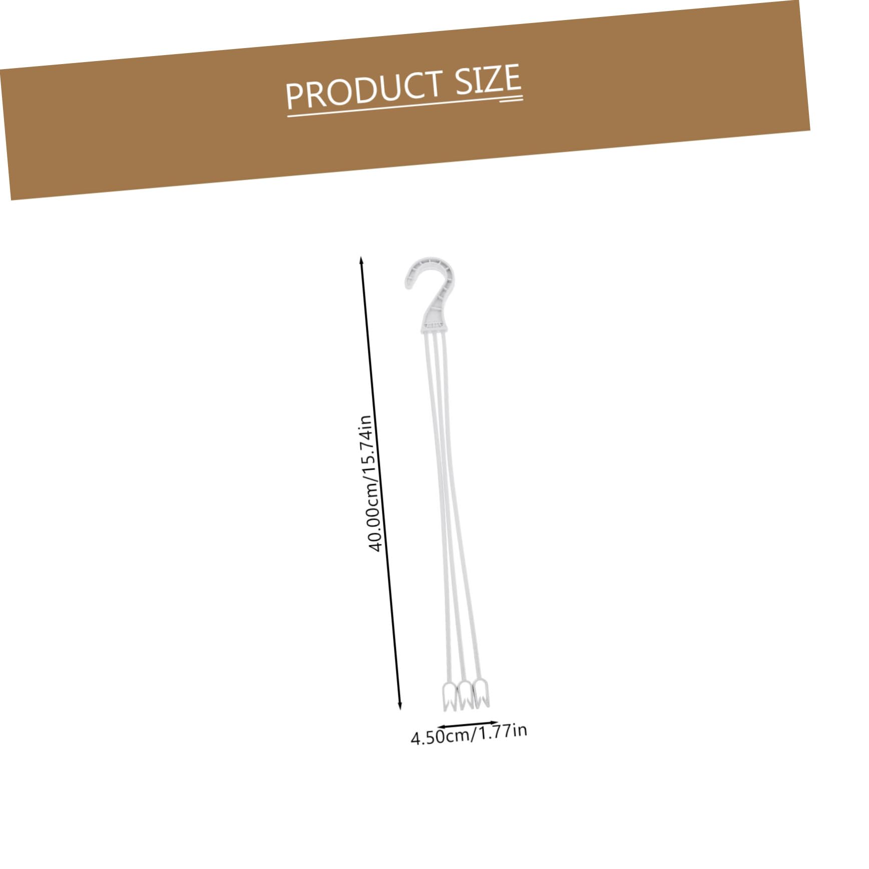Mikikit 50 Pièces Crochets Suspendus pour Plantes de Crochets de Jardin Idéaux pour Suspendre Pots de Fleurs Décoration Intérieure Extérieure