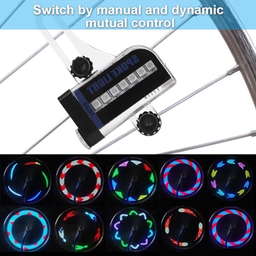 Sonew Bike Light Light RGB 14LED DUAL SIDOUS do Roweru Górskiego z Trybem Oszczędności Energii i wodoodpornością IP6