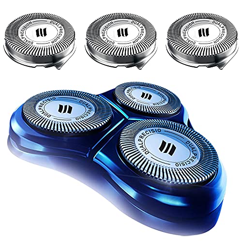 tuokiy HQ8 Replacement Heads for Philips Norelco Shavers, Compatible with Philips Norelco Aquatec Replacement Heads, HQ8 Blades OEM, New Upgraded (3 Pack)