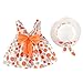 TWIFER Enfant en Bas âGe BéBé Enfants Filles Sangle Floral Ruché Arc Dot Robe De Princesse VêTements Chapeau Fille Ensemble Barboteuse éTé Coton Haut Short Et Bandeau 0-24 Mois