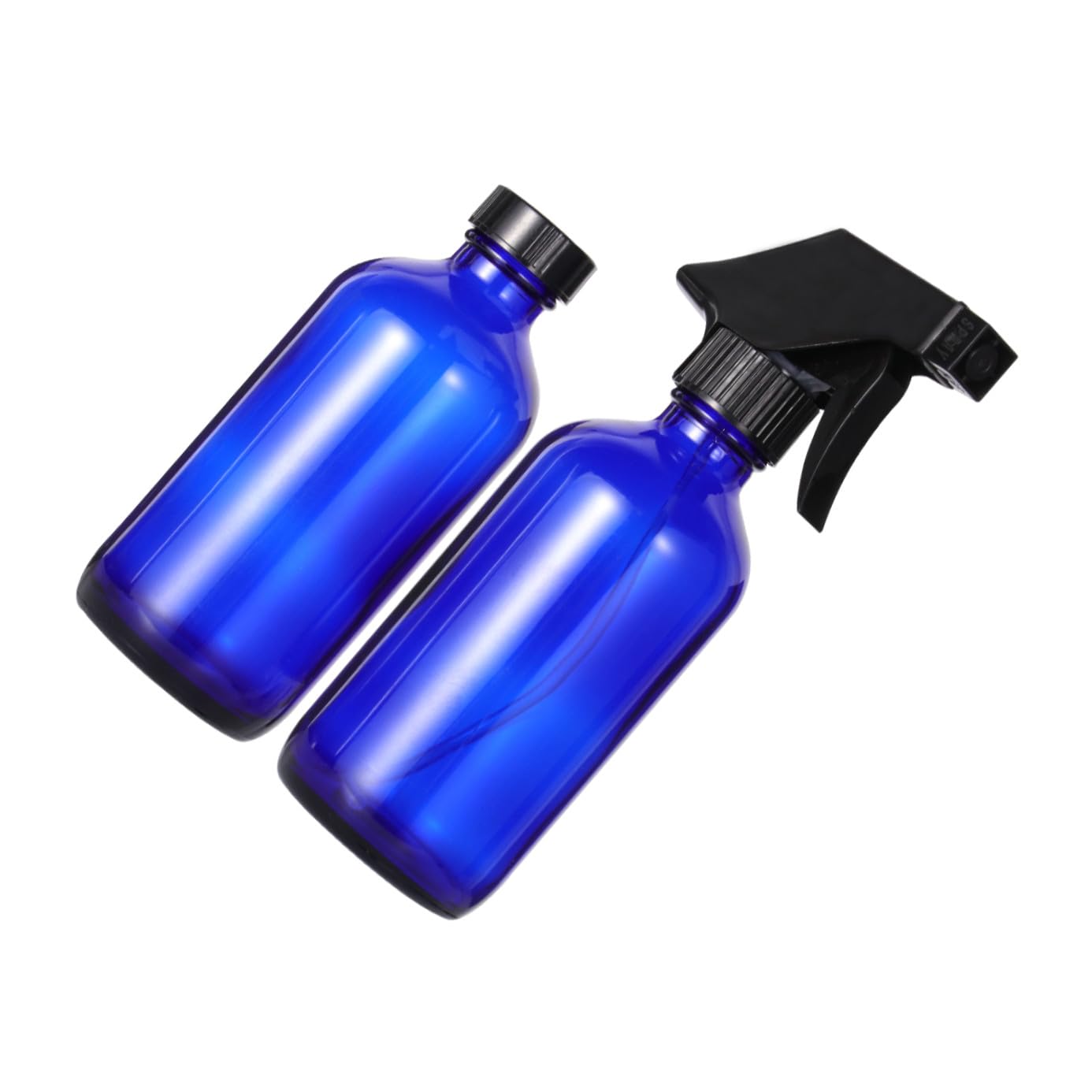 Nachfüllbare Glas Sprühflaschen 4 Stück 250ml, Blau für Reise