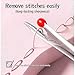 Upgraded 2 in 1 Needle Threaders Seam Ripper,Sewing Supplies,Multifunctional Sewing Tool, Quick Sewing Machine Loop Automatic Needle Threaders (Purple)