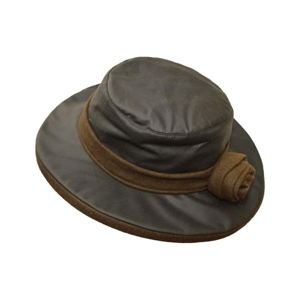 WALKER AND HAWKES - Cappello da Donna in Cera Windsor con Dettaglio Floreale