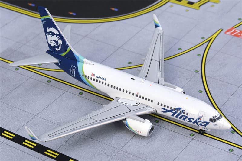 アラスカ航空 B737-700 限定版 GeminiJets 黒おじさん ☆アラスカ航空 B737-700 限定版 Gemini 黒おじさん - メルカリ