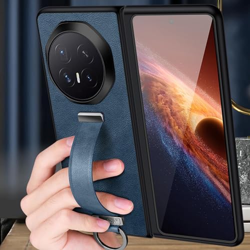 Coque Huawei Honor Magic V6 rigide rouge mince protège objectif avec dragonne