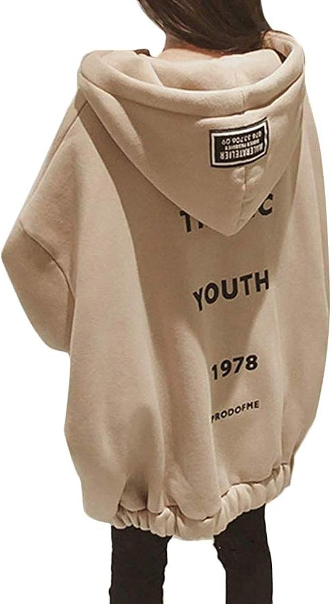 Amazon Judyrose パーカー レディース トップス アウター ジップアップ フード ゆったり オーバーサイズ 大きめ カジュアル 可愛い あったか 裏起毛 春 秋 冬 トレーナー パーカー 通販