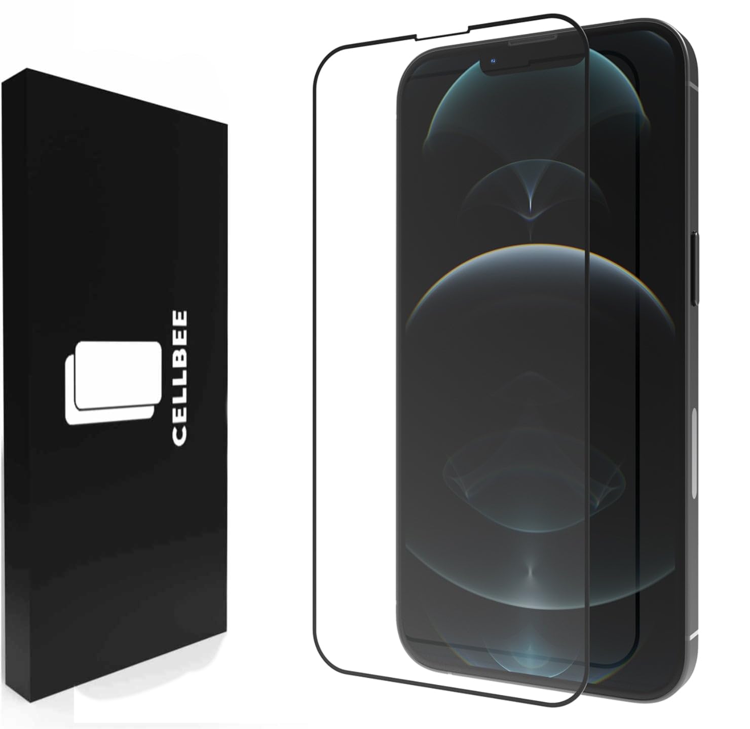 CELLBEE Compatible with iPhone 13 Mini Tempered Glass The Fusion Includes Easy Install Applicator, Invisible