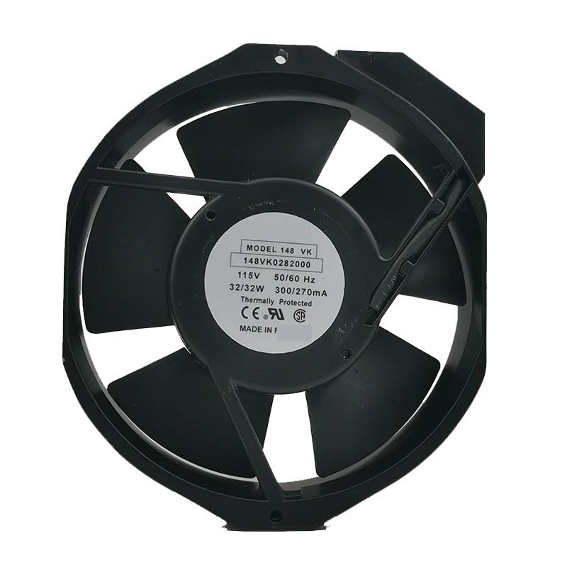 Ventilador de refrigeración CA de aluminio resistente para ETRI 148VK0282000 de 115V