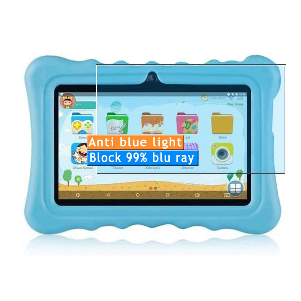Vaxson 2-Pack Anti Blue Light Screen Protector, compatible with Suszian Kinder KIDS Tablet 7" TPU Film Protectors Sticker [ Not Tempered Glass ]