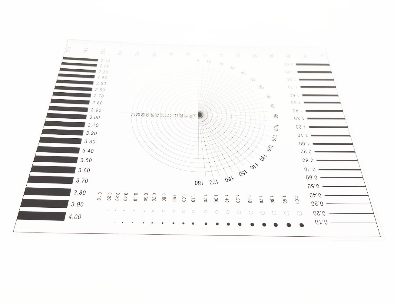 Dot Counter Ruler Snapklik.com : Flaw Size Estimation Chart SEC Dot Line Circle ...