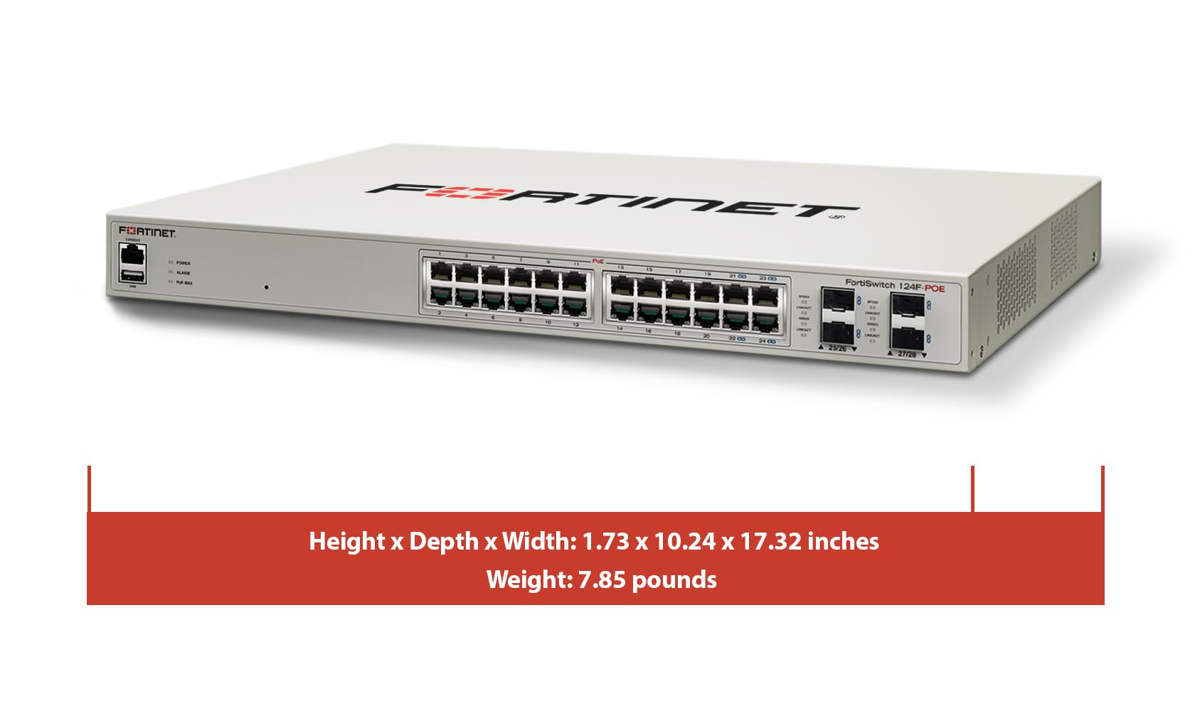 a63 Fortinet FortiSwitch 124F POE 新品未使用 Amazon.com: Fortinet FortiSwitch - 124F-POE L2+ Managed PoE