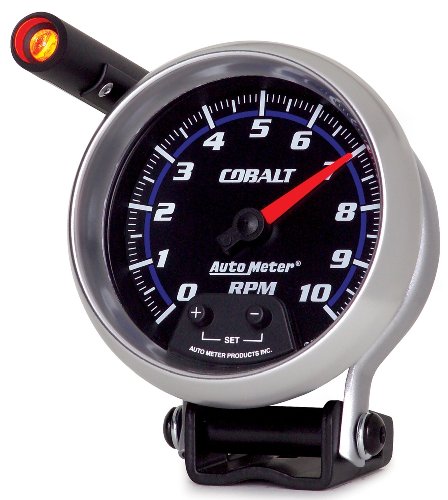 Auto Meter 6290 Cobalt 3-3/4" 10000 Rpm Pedestal Mount Tachometer Mini-Monster #TOP1