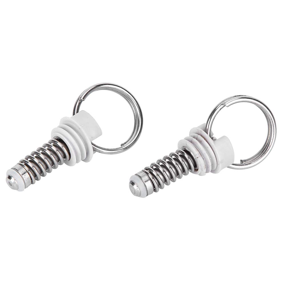 Plastic + Stainless Steel 100 Psi Homebrew Pressure Relief Valves, Practical 2pcs Pressure Relief Valves, for Home