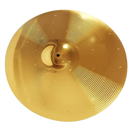 CIMAXIC Professional Alloy Brass Drum Hi Hat Cymbals Replacement Set Jazz Drum Hardware