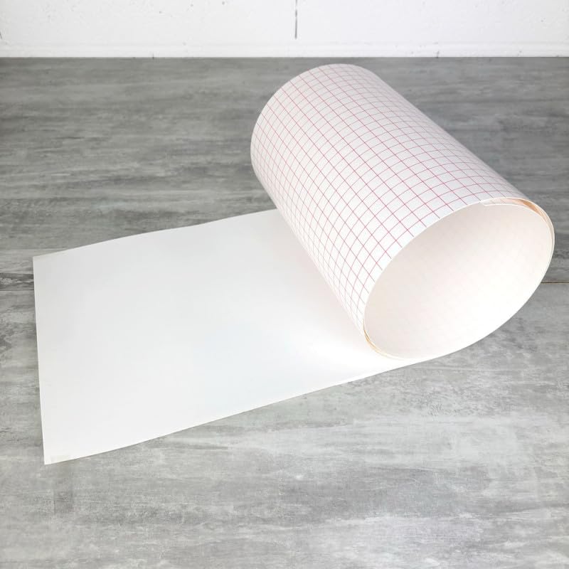 Polyphane Blanc pour Abat-jour de Lampe, 2 m x 0,25 m, Adhésif sur 1 Face, Épaisseur 0,30 mm