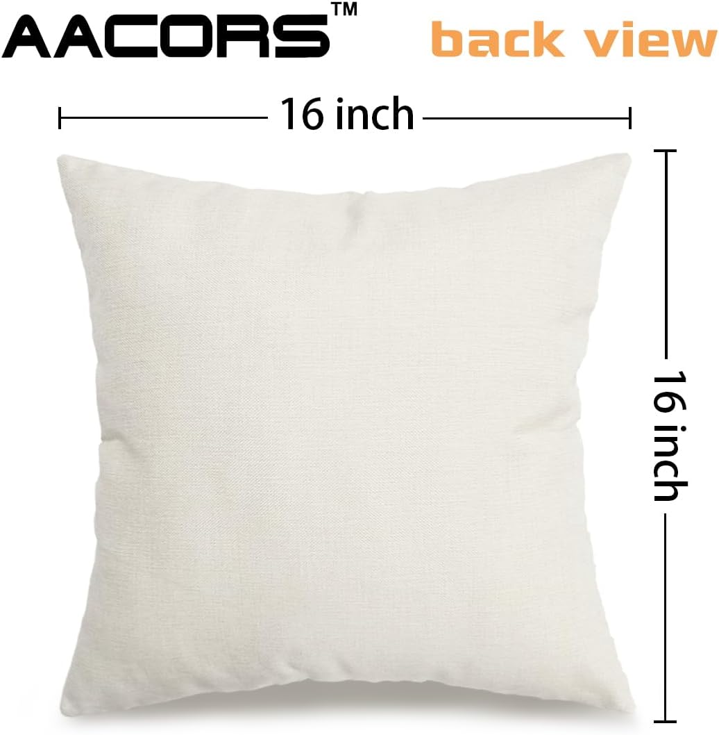 AACORS St Patricks Day Pillow Covers 16X16 Set of 4,Shamrock Clover Hat Lucky Charm Decorations Holiday Farmhouse Spring Pillow Case Decor for Home Sofa Couch AA122-16 - Image 6