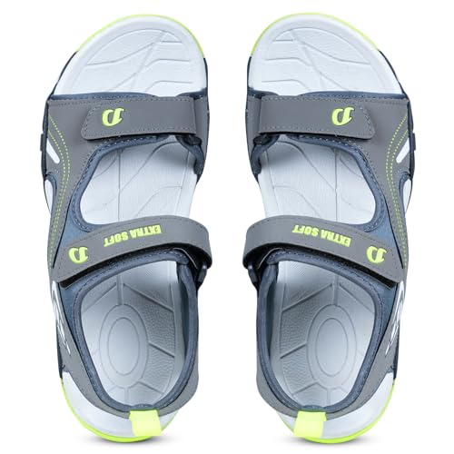 Image of DOCTOR EXTRA SOFT Men's Classic Athletic & Outdoor Casual Sandals /Floaters with Adjustable Cushion Strap for Adult | Comfortable & LightWeight |Stylish & Anti-Skid |Everyday Use for Gents & Boys D-304