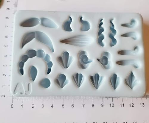 Miniatura 3 de Lindo pelo 1 molde de silicona AJ #8