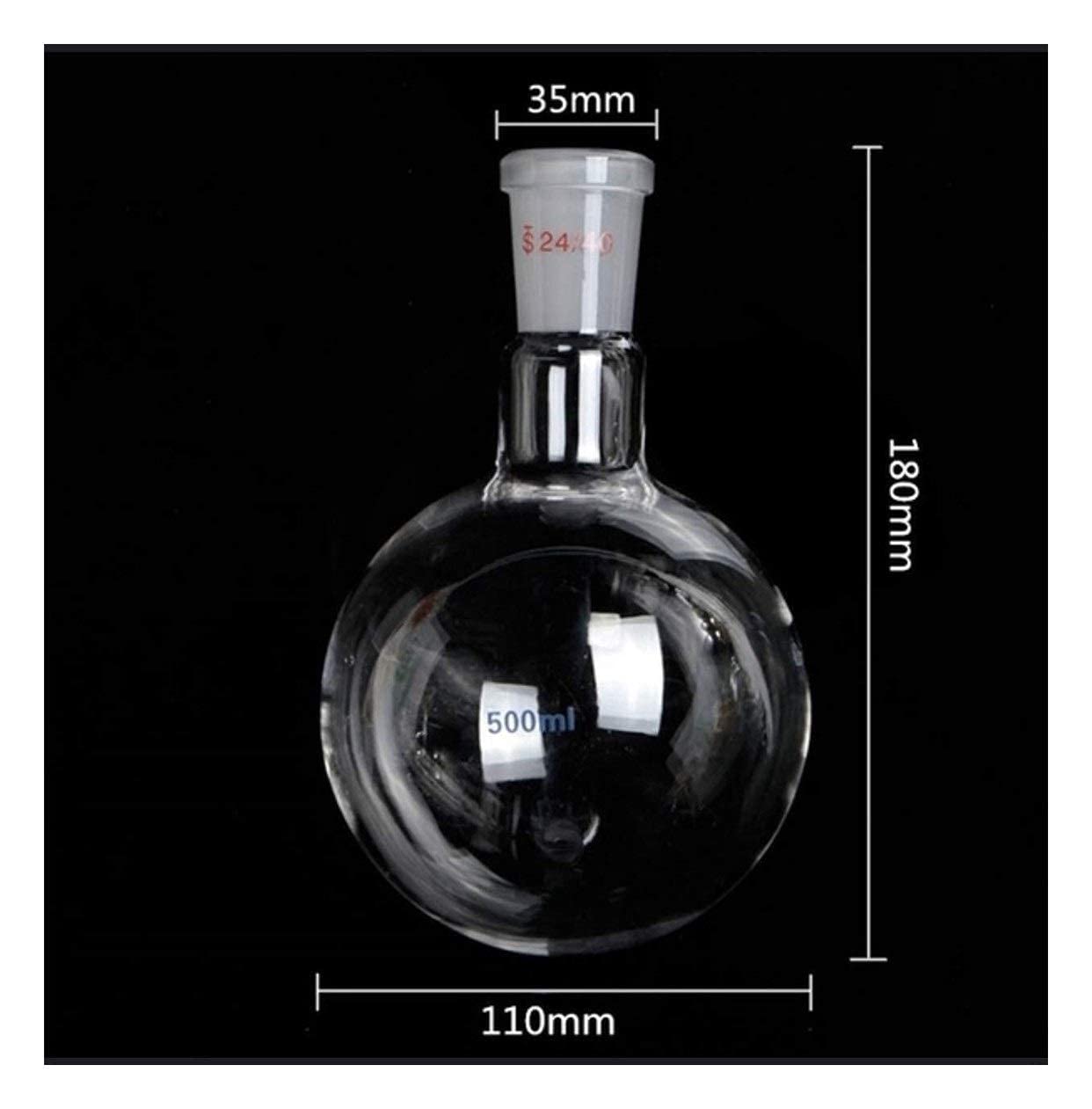 1000 ml 13 Pezzi apparecchio per distillazione del Vetro Kit di vetreria per Laboratorio Chimico, Filtro dell'Acqua Kit di vetreria per distillatore Chimico purificatore d'Acqua, Attrezzatura per di