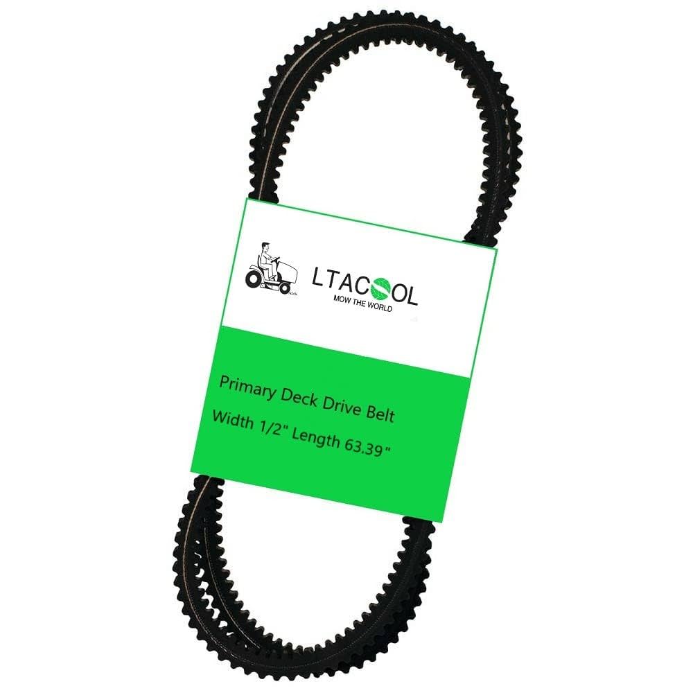 Amazon.com : M143019 M118684 M144677 Cogged Deck Belt 1/2