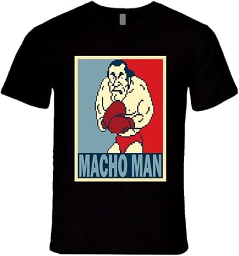 Super Macho Man Hope Mike Tysons Punch Out Retro Video Game Boxing T Shirt