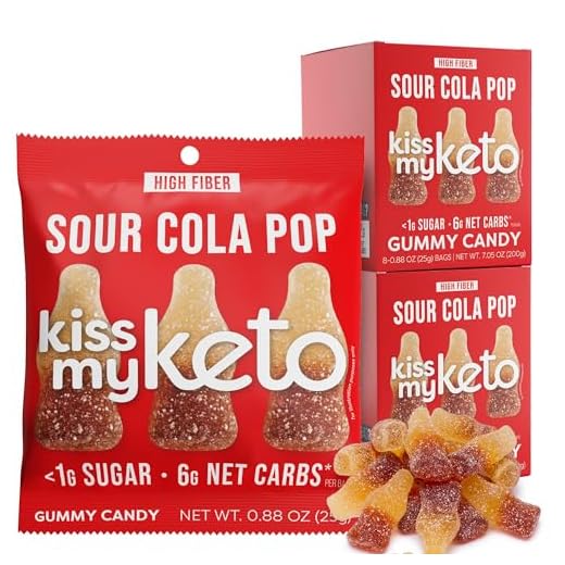 Kiss My Keto Sugar Free Gummies, Sour Cola