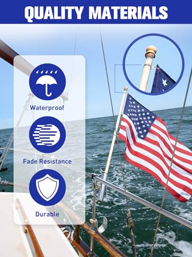 Songtiy XHH-FLAGPOLE CLIP 4Pcs Flag Pole Clips, Stainless Steel Flag Pole Rings With Carabiner Clamp thumb #2