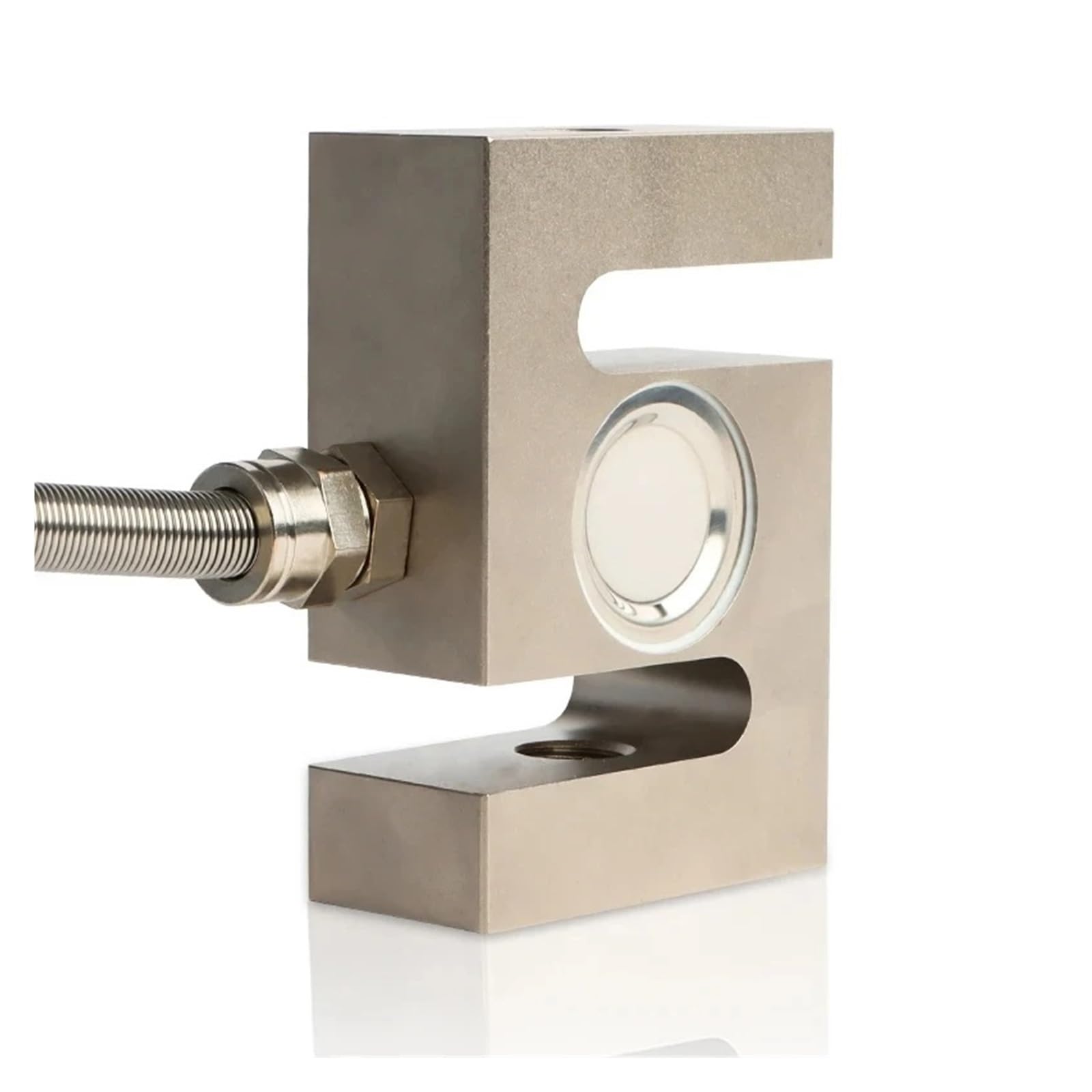 Sensor de celda de carga tipo S de 5 kg a 5 toneladas - Transductor de fuerza de tensión de presión de alta precisión-1 pieza(1ton)